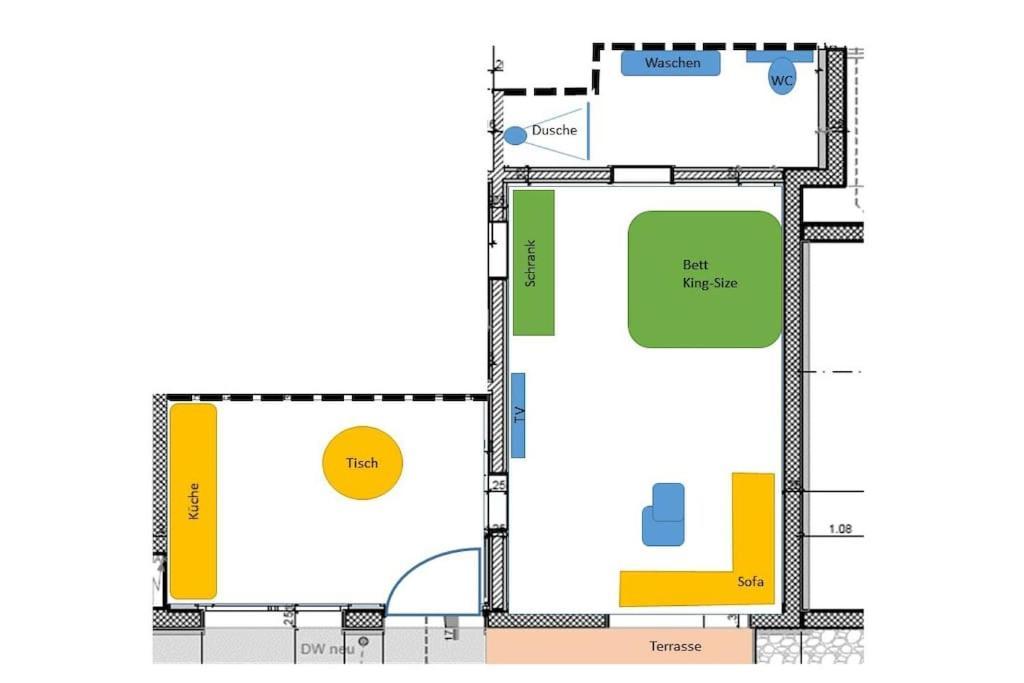 Kleine Auszeit - 2-Zimmer Ferienwohnung Spiez Esterno foto